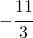 Rendered by QuickLaTeX.com - \cfrac{11}{3}