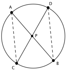 方べきの定理1の証明