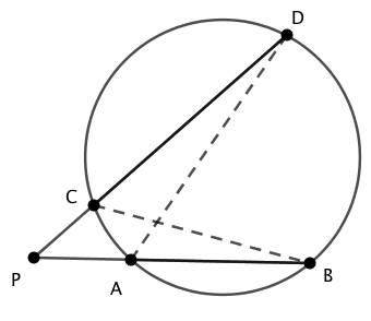 方べきの定理2の証明